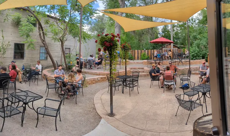 Stodgy Brewing reservable private patio.